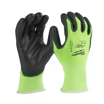   Milwaukee Hi-Vis láthatósági védőkesztyű 1/A vágási szint 7/S