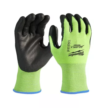   Milwaukee Hi-Vis láthatósági védőkesztyű 2/B vágási szint 7/S