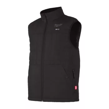   Milwaukee M12 HPVBL2-0 akkus fekete színű fűthető hibrid pufi mellény 12V akku és töltő nélkül S