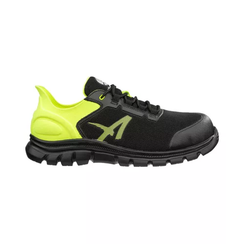 Albatros Octane yellow S1PS SR munkavédelmi cipő fekete/lime 43