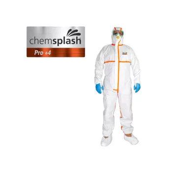 Chemsplash Pro +4 antisztatikus overál 4B/5B/6B fehér L