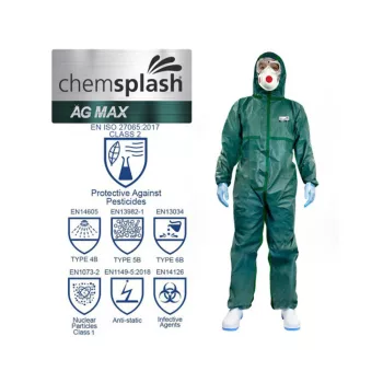 Chemsplash AG MAX antisztatikus overál 4B/5B/6B zöld XXL