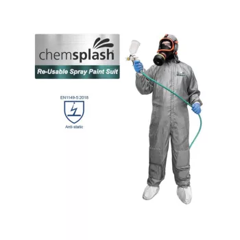 Chemsplash RPS újrahasználható festőoverál szürke L