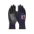 G-TEK PosiGrip MAX 18G kötött, HPPE/nylon/spandex, PosiGripMax tenyérmártott munkavédelmi kesztyű fekete/lila 09/L