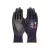 G-TEK PosiGrip MAX 18G kötött, HPPE/nylon/spandex, PosiGripMax tenyérmártott munkavédelmi kesztyű fekete/lila 09/L