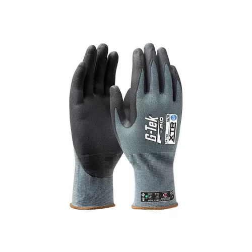 G-TEK X-Treme kötött, nitrilhab tenyérmártott munkavédelmi kesztyű - bliszteres 9