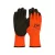 G-TEK Hi-Vis kötött, akril frottír, latexmártott munkavédelmi kesztyű narancs/fekete 09/L
