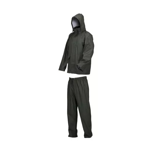 ISSALINE PU/PVC esőruha szett zöld XXL