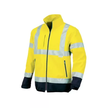   ISSALINE FLASH minősített jól láthatósági softshell kabát citrom/neon L
