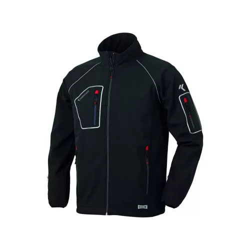 ISSALINE Just softshell puha technikai kabát fekete/szürke XXL