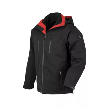   ISSALINE Foxy extrém könnyű softshell kabát fekete/szürke 5XL