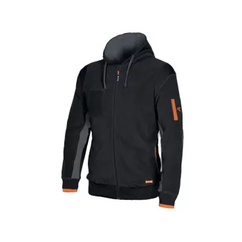 ISSALINE Ortigara mikrofilc pulóver fekete/szürke XL