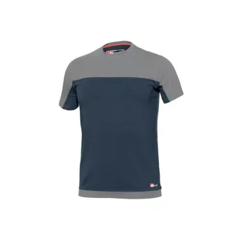 ISSALINE Stretch póló kék/szürke S