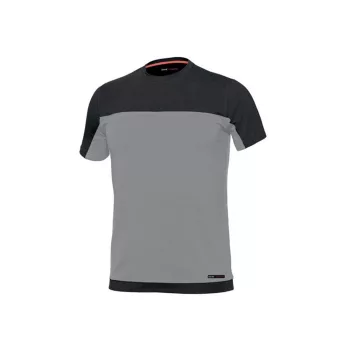 ISSALINE Stretch póló szürke/fekete 3XL