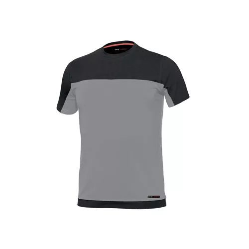 ISSALINE Stretch póló szürke/fekete M