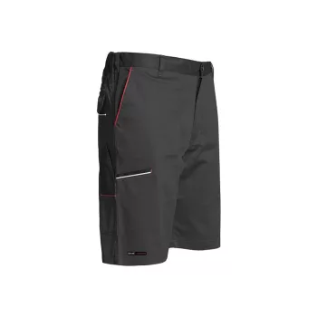   ISSALINE Boom stretch kevert szálas bermuda antracitszürke/fekete 3XL