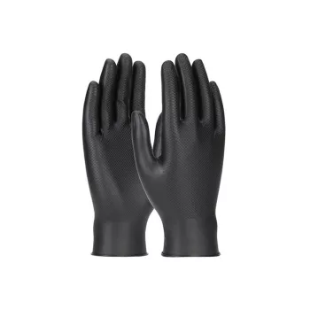   PIP Grippaz™ Skins egyszerhasználatos nitril kesztyű (50db) fekete 08/M