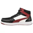 Puma Frontcourt BLK/WHT/RED Mid S3L ESD FO HRO SR munkavédelmi bakancs Fekete/Fehér - 36