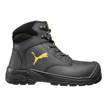   Puma Borneo Black Mid S3 CI HRO SRC Védőbakancs Fekete - 39