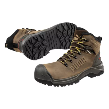   Puma Iron HD Brown Mid S3S FO LG SR munkavédelmi bakancs Barna - 39
