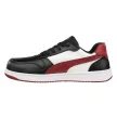 Puma Frontcourt BLK/WHT/RED Low S3L ESD FO HRO SR munkavédelmi cipő Fekete/Fehér - 39