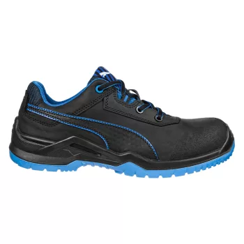 Puma Argon Blue Low S3 ESD SRC Védőcipő Fekete/Kék - 40