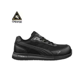   Puma Epic BLK Low S3S ESD FO HRO SR munkavédelmi cipő fekete 44