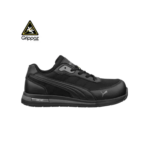 Puma Epic BLK Low S3S ESD FO HRO SR munkavédelmi cipő fekete 44
