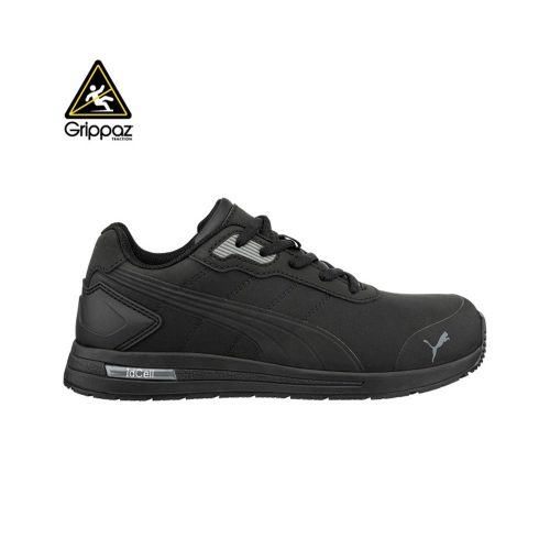 Puma Bounce BLK Low S3S ESD FO HRO SR munkavédelmi cipő fekete 41