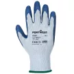 Portwest A100 Latex mártott kesztyű Szürke/Kék - S