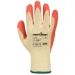 Portwest A100 Latex mártott kesztyű Narancs - S