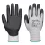 Portwest A124 Grip 13 PU gyémántkötésű kesztyű (12 pár) Szürke/Fekete - XS