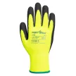 Portwest A143 Thermal Soft Grip kesztyű Sárga/Fekete - M
