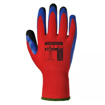 Portwest A175 Duo-Flex kesztyű Piros/Kék - M