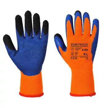 Portwest A185 Duo-Therm kesztyű Naranacs/Kék - M