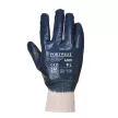 Portwest A300 Nitril csuklóig mártott kesztyű Navy - M