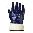 Portwest A302 Csuklóig mártott nitril kesztyű Navy - M