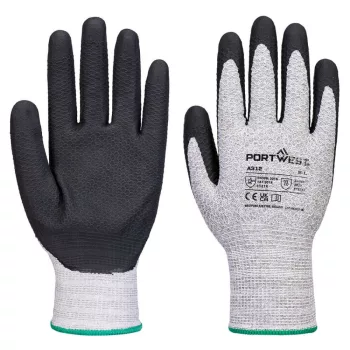   Portwest A312 Grip 13 Diamind Knit kesztyű (12 pár) Szürke/Fekete - S