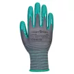 Portwest A313 Grip 15 érdesített nitril kesztyű (12 pár) Szürke/Zöld - S