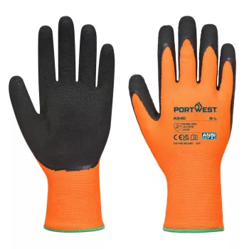   Portwest A340 Hi-Vis Grip védőkesztyű - Latex Narancs/Fekete - S