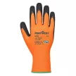 Portwest A340 Hi-Vis Grip védőkesztyű - Latex Narancs/Fekete - S