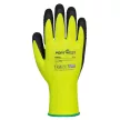 Portwest A340 Hi-Vis Grip védőkesztyű - Latex Sárga/Fekete - XXS