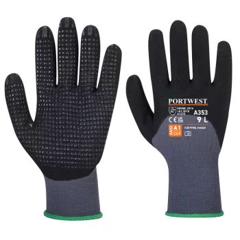   Portwest A353 DermiFlex Ultra Plus kesztyű Szürke/Fekete - S