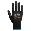 Portwest A355 NPR15 Nitril habos érintőképernyős kesztyű (12 pár) Fekete - XS
