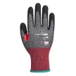 Portwest A673 CS CUT F18 nitril vágásbiztos kesztyű Fekete/Piros - XS