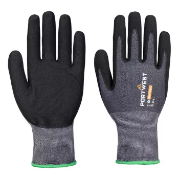   Portwest AP12 SG Grip15 Eco nitril kesztyű ( 12 pár ) Szürke/Fekete - XS