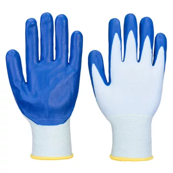 Portwest AP71 FD Grip 15 nitril kesztyű Fehér/Kék - S