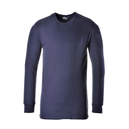 Portwest B123 Thermal hosszú ujjú póló Navy - XS