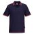 Portwest B218 Essential kéttónusú pólóing Navy / Piros - L
