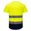 Portwest C395 Kéttónusú Mesh póló Sárga/Navy - S